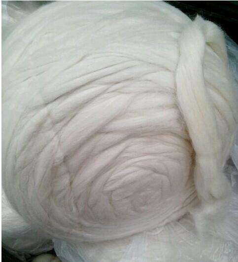纺织厂大量供应天然纺织原料羊毛条 定做毛条羊绒